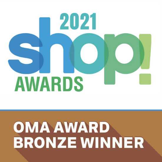 Promotional Print and Packaging wins two bronze OMA Awards from the 2021 Shop Awards!